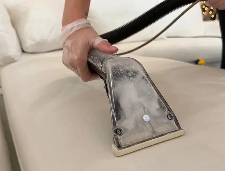 Mattress cleaning service in Denver using steam extraction for deep sanitizing