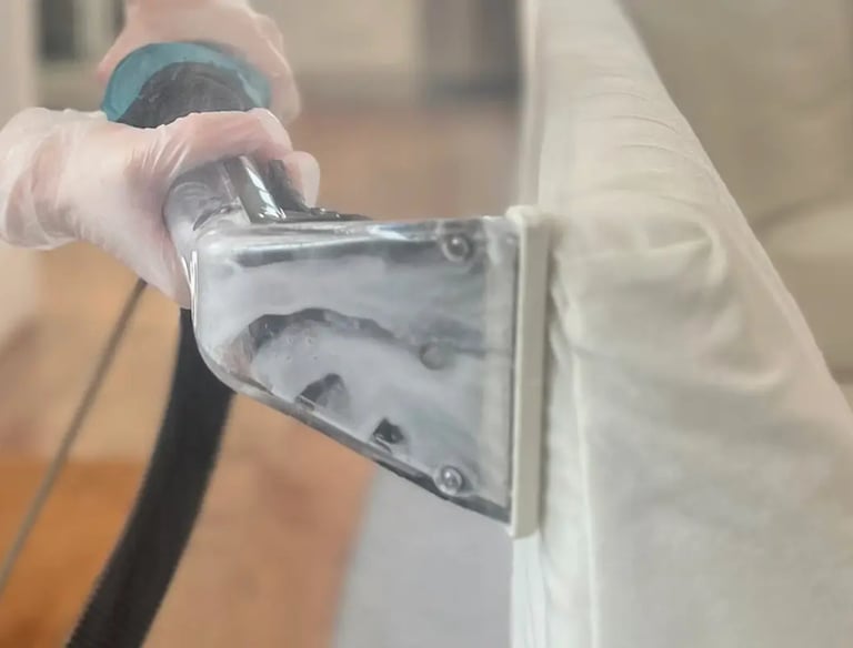 Patio furniture cleaning in Denver restoring outdoor cushions and fabric seating