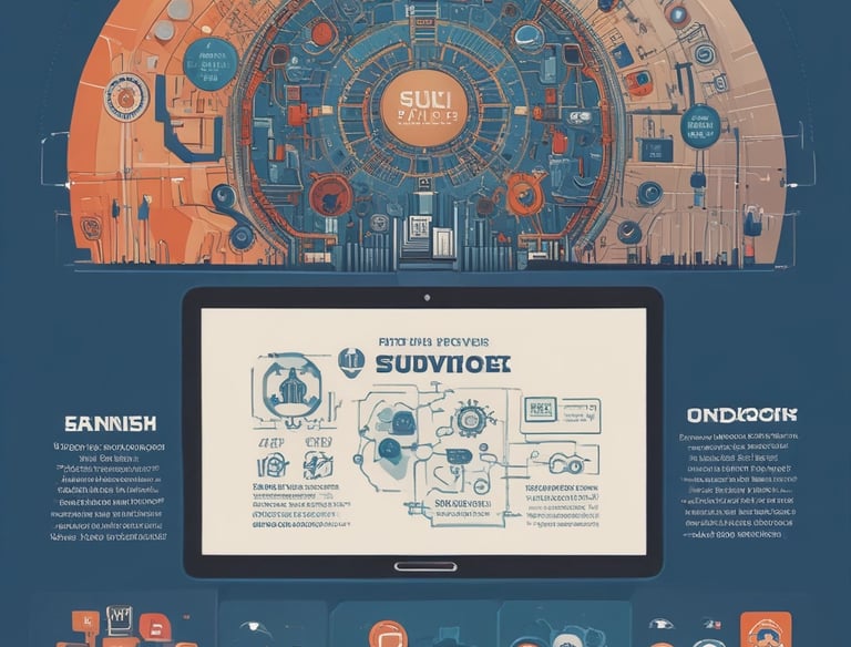 a man riding a skateboard down a street next to tall buildings