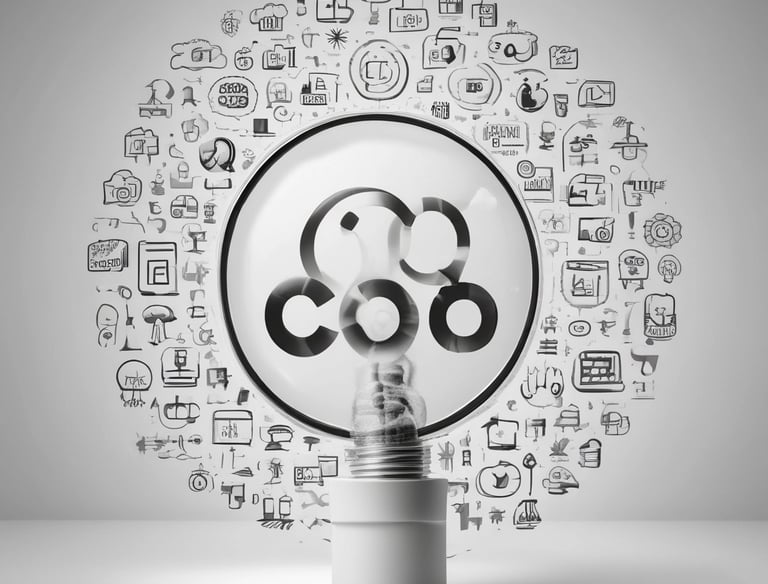 A smartphone displaying social media ads with high engagement metrics.