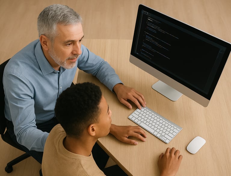 Personalized sessions to improve your skills and transform your coding knowledge.