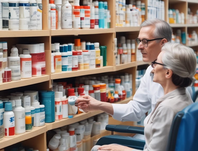 A friendly caregiver assisting a participant with daily activities in a bright, welcoming home environment.