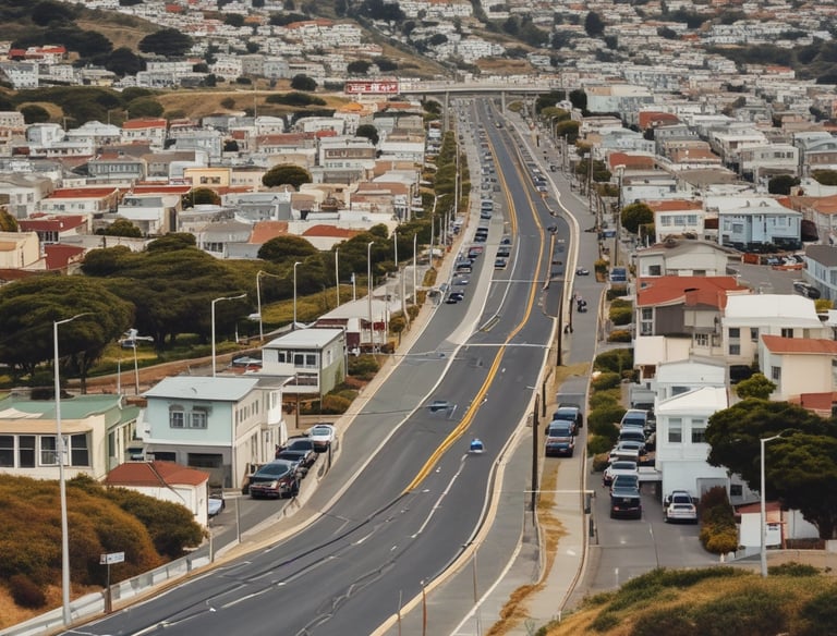 Photo showing Daly City's community and streetscape.