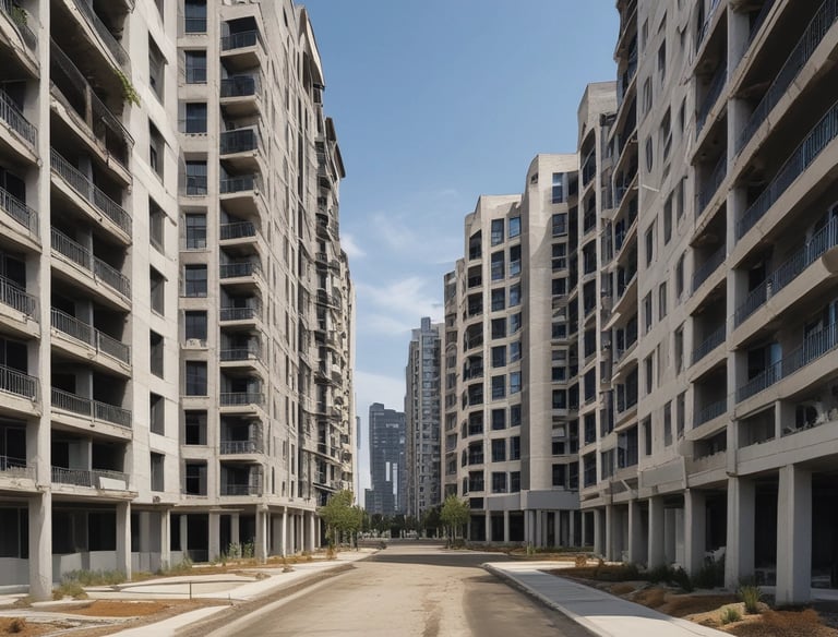 Detailed architectural model of a new urban development project under planning.