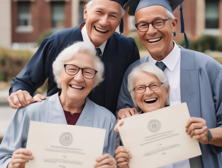 Adult focusing intensely while using a memory enhancement program.