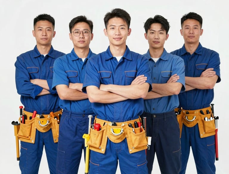 Close-up of a chimney cap being installed on a rooftop.