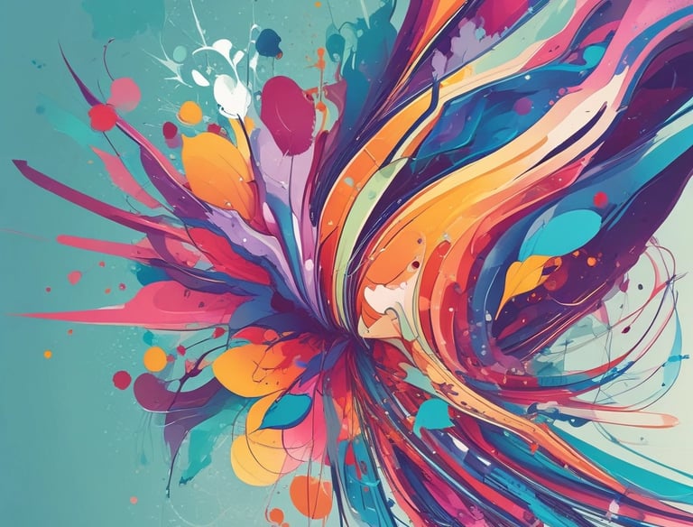 a man riding a skateboard down a street next to tall buildings