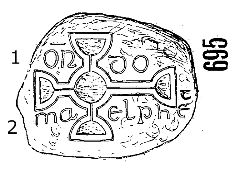 Clonmacnois Runestone 695 - Barony of Garrycastle, County of Offally, Ireland