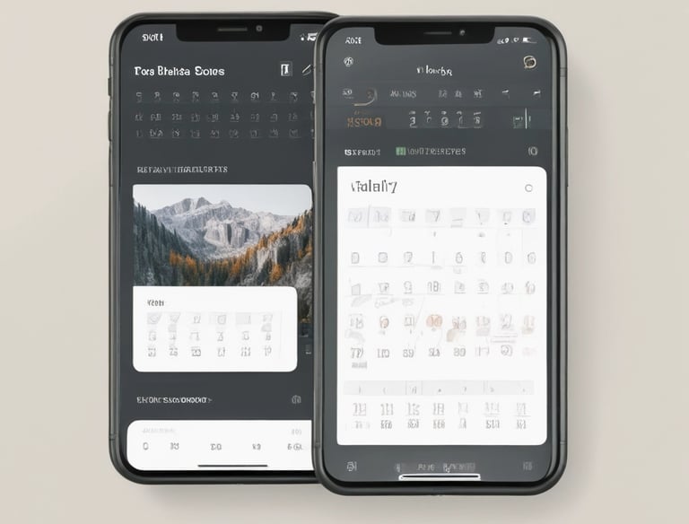 A calendar marked with available dates for booking the wooden hot tub trailer.