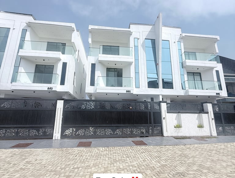 For Sale: 4-Bedroom Semi-Detached Duplex with BQ – Agungi, Lekki