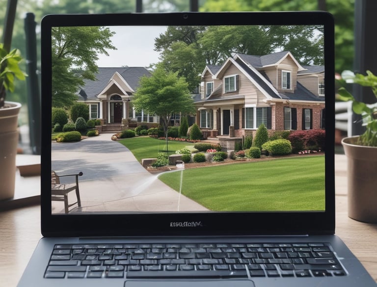 Selection screen showing various power washing services with icons.
