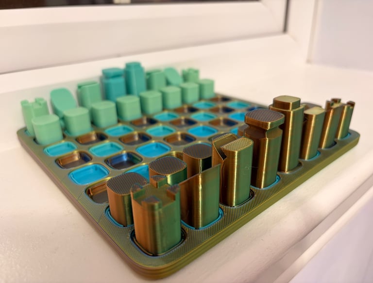 3D printed Chess set