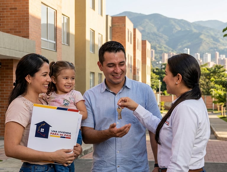 Familia recibe las llaves de su nueva vivienda