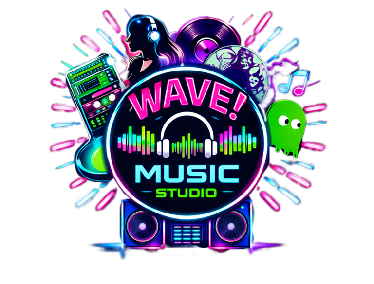 Logo de Wave Music Studio utilizado en la seccion de divisiones de Wave Music Business