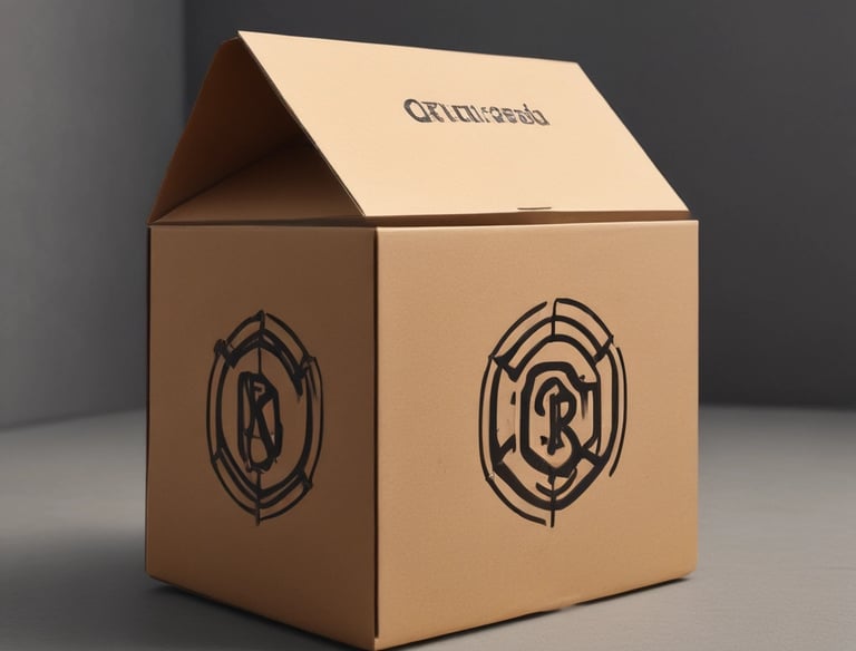 A detailed image of custom die-cut designs.