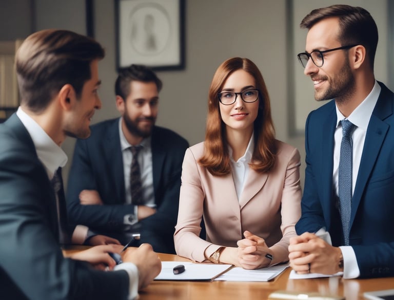 Close-up of hands typing a press release on a laptop.