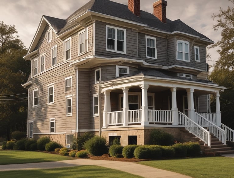 A property manager inspecting a modern kitchen during a routine maintenance check.