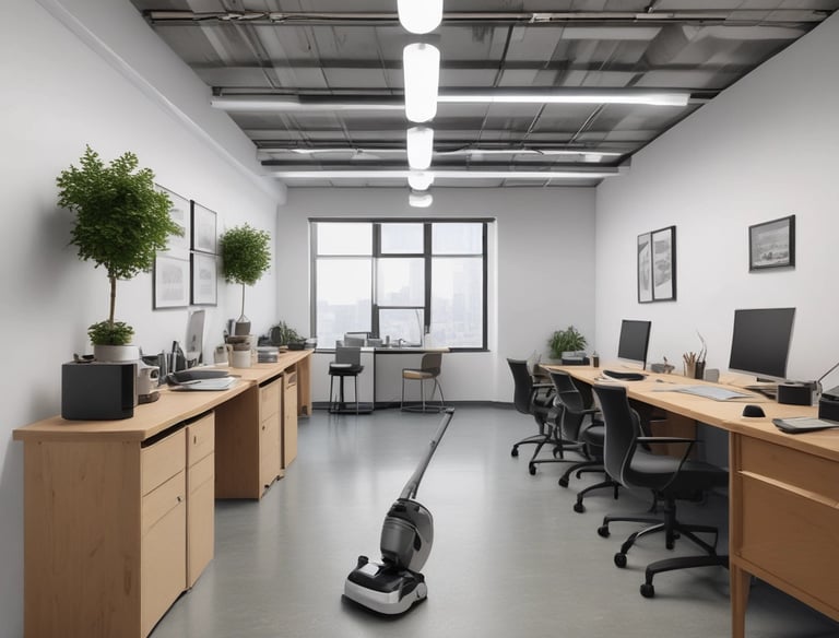 Matte green toned abstract pattern symbolizing cleanliness and order.