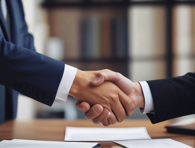 Portrait of Steven Chnaris reviewing case files in a refined office setting.