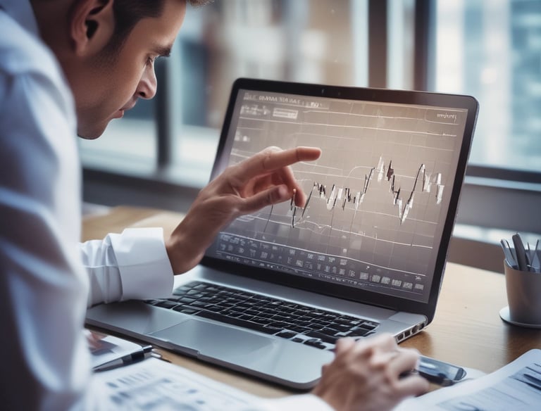 A professional advisor consulting with clients over currency strategy maps.