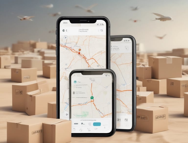 Airplane taking off with medical cargo, symbolizing global delivery.