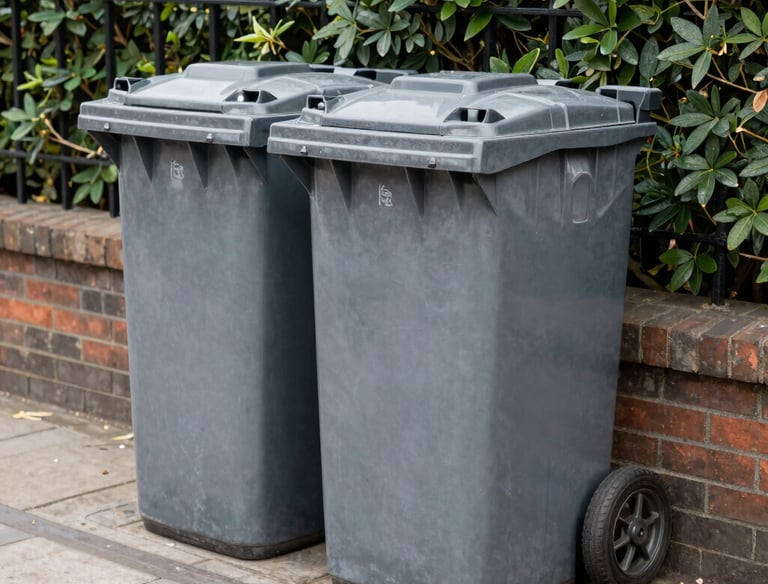 A clean patio area with vibrant tiles free of dirt and moss.