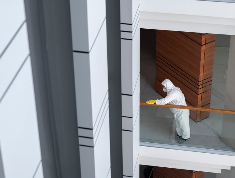 Rehabilitación y pintura de fachada en comunidad de vecinos de Bilbao