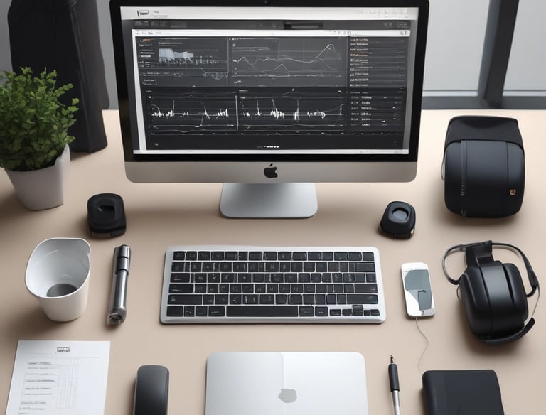 Lifestyle shot of a male influencer showcasing athleisure wear in an urban outdoor environment.