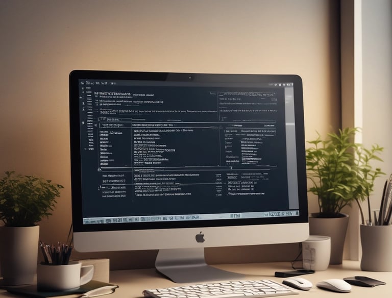 monitor showing Java programming