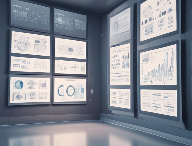 High-tech automated machinery in a clean industrial facility.