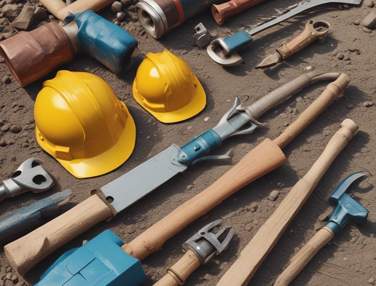 Team clearing out debris and old materials during an interior gutting project.