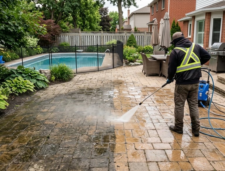 Patio and pool deck powerwashing by TN Professional Services