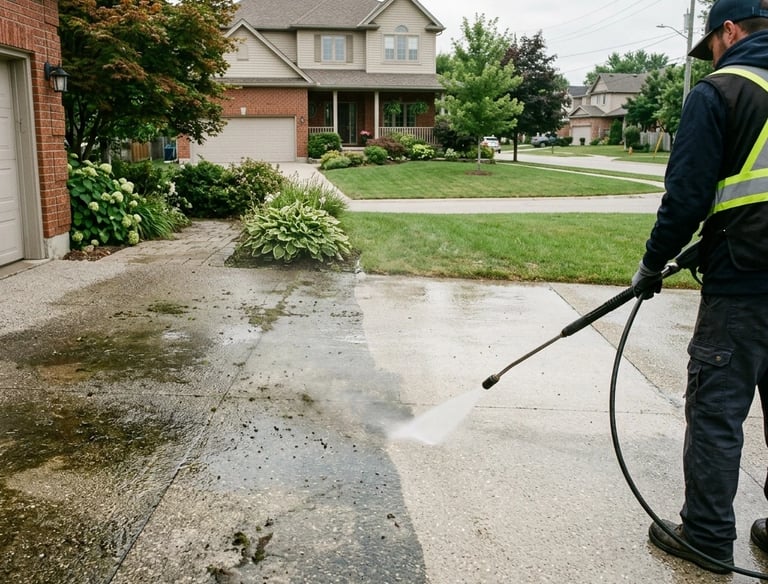 Driveway & walkway cleaning by TN Professional Services