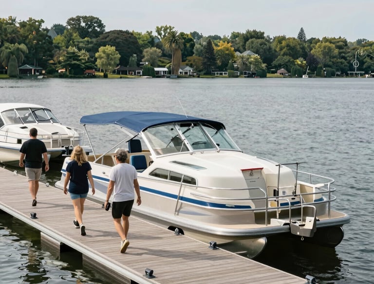 a man riding a skateboard down a street next to tall buildings