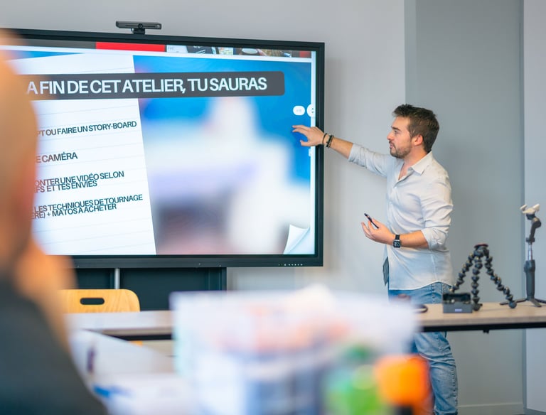 Aurélien Cailloce coaching accompagnement prise de parole atelier video visio