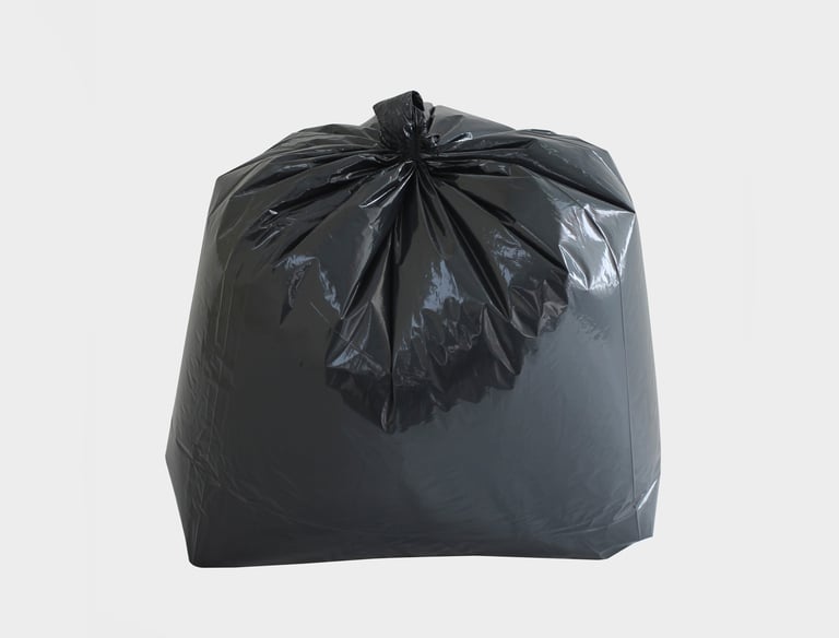 Saco para lixo tipo reforçado