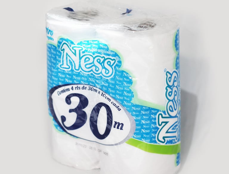 Pacote de papel higiênico