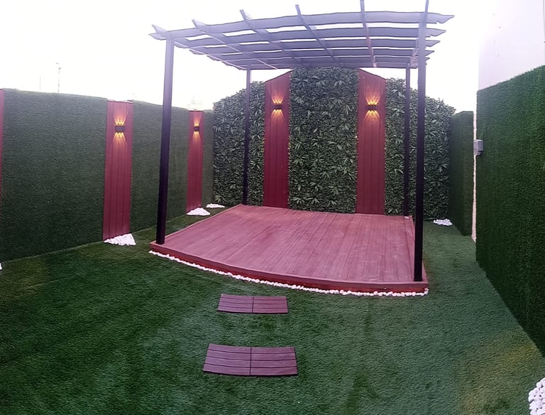 تنسيق حدائق منزلية بالرياض