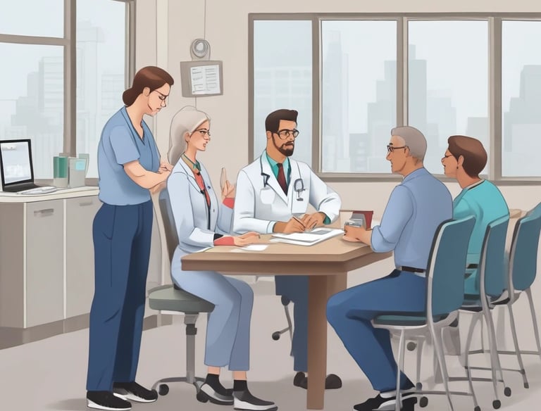 An image depicting healthcare professionals collaborating.