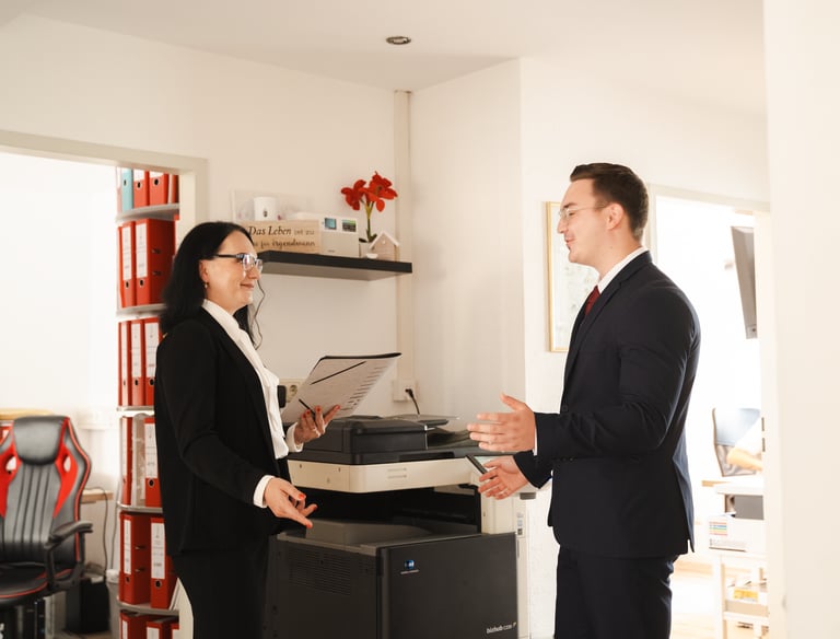 Beratungsstellenleitung und stellvertretende Leitung von DSM Office Passau – erfahrene Ansprechpartner für Ihre Anliegen