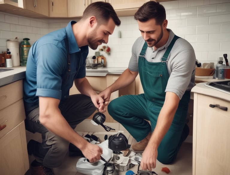 a truck parked on rocks