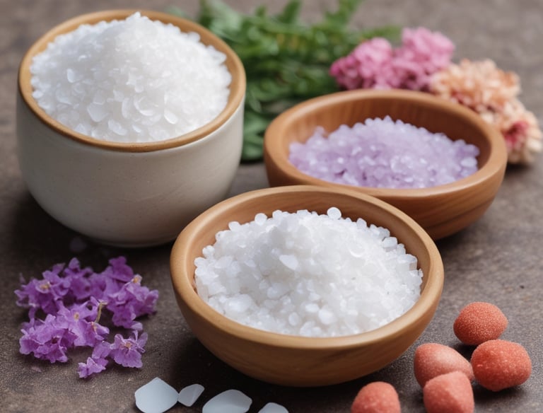a man riding a skateboard down a street next to tall buildings
