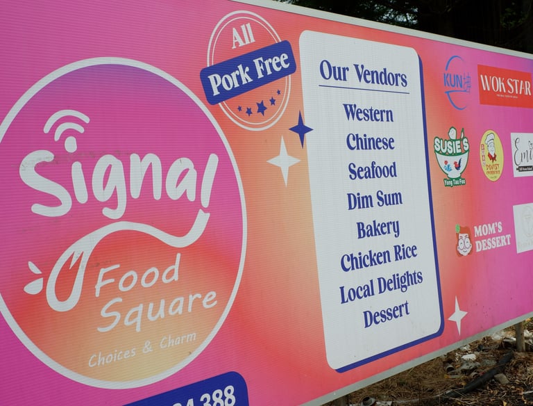 Explore unique flavors at Signal Food Square by GlobalKitc KPD Avenue Kota Kinabalu