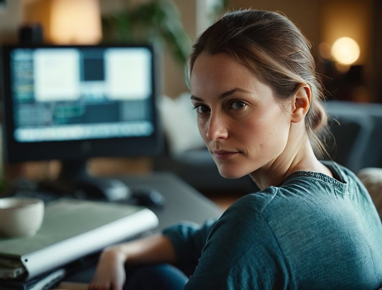 une femme se forme à la création d'entreprise à temps choisi