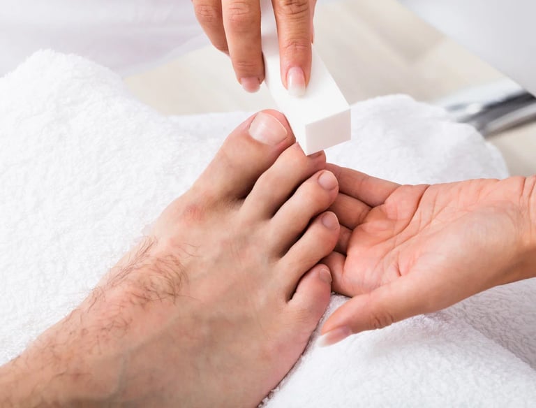 Vyriškas higieninis pedikiūras