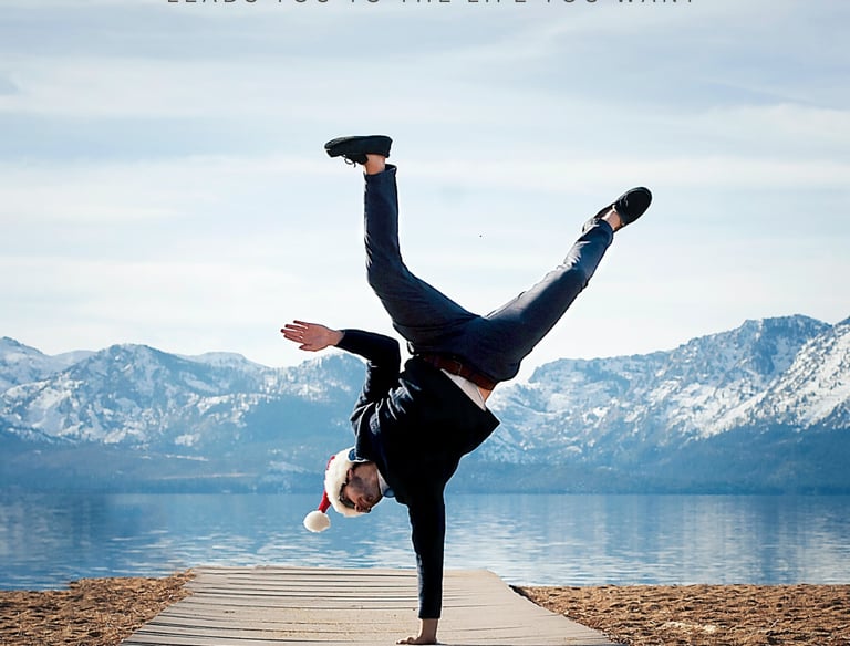 man doing a one handed cartwheel