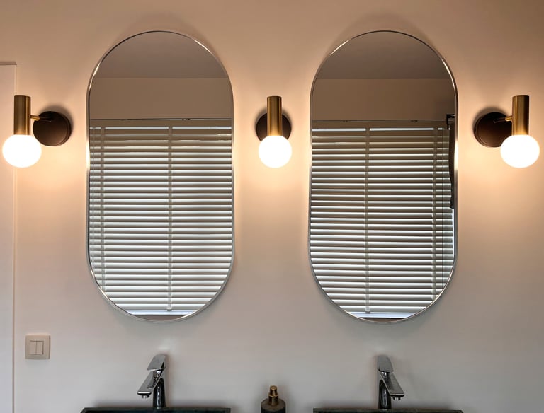 Wandlampen badkamer