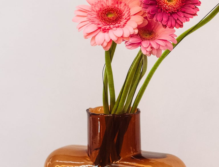 Photo commerciale dun vase avec des fleurs