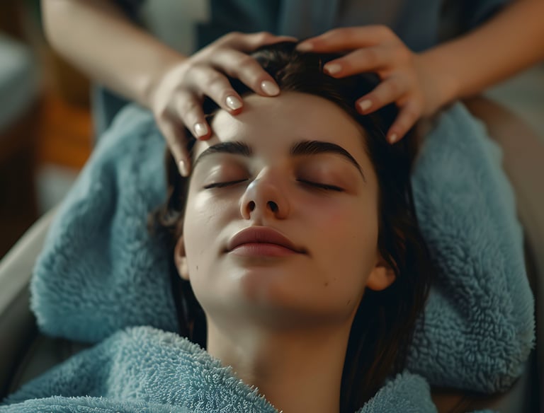 Soin Head Spa sur Mallemort proche de Salon de Provence,Charleval, Sénas,Lambesc