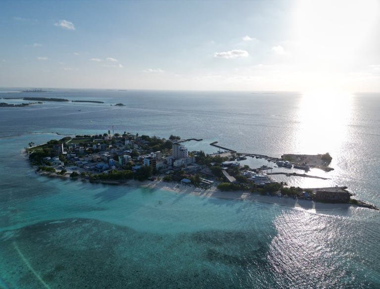 Local Island in Maldives, the place where Moldavians live in but growing in travelling sector.